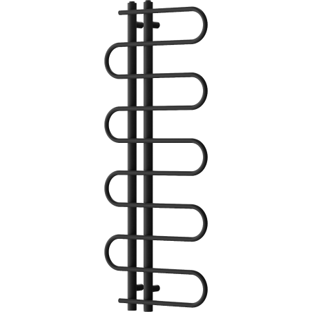 Mexen Kiso kúpeľňový radiátor 1250 x 500 mm, 256 W, čierny - W114-1250-500-00-70