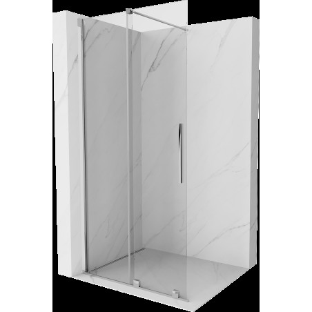 Mexen Velar sprchový panel posuvný Walk-in 75 x 200 cm, transparentný 8 mm, chróm - 871-075-000-03-01