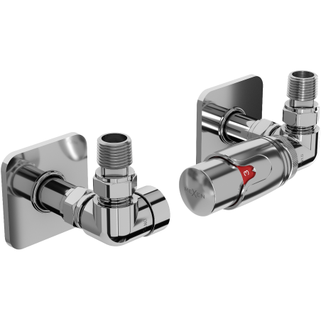 Mexen G00 súprava termostatická osová s krytom S, chróm - W903-900-909-01
