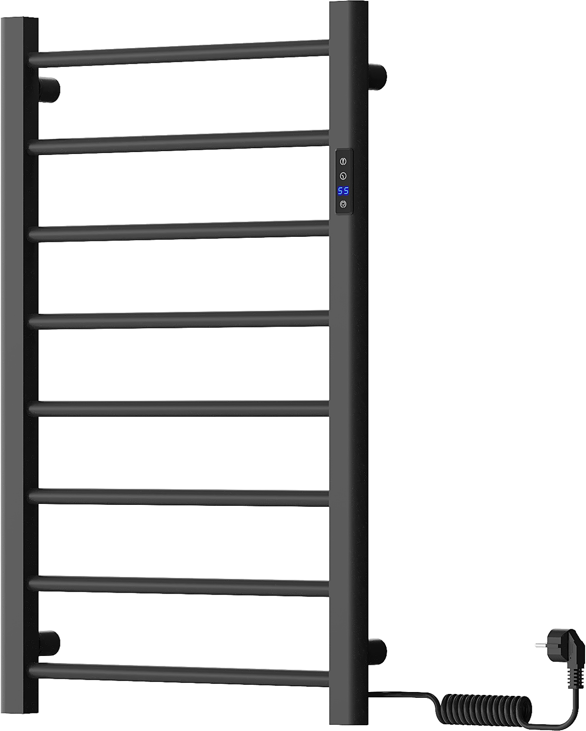 Mexen Oso elektrický radiátor 2v1 stojaci 910 x 500 mm, 200 W, čierny - W304-0910-500-00-70