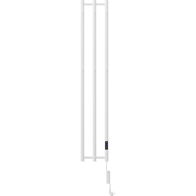 Mexen Pino elektrický radiátor s vešiakmi na uteráky 1405 x 242 mm, 200 W, biely - W301-1405-242-00-20