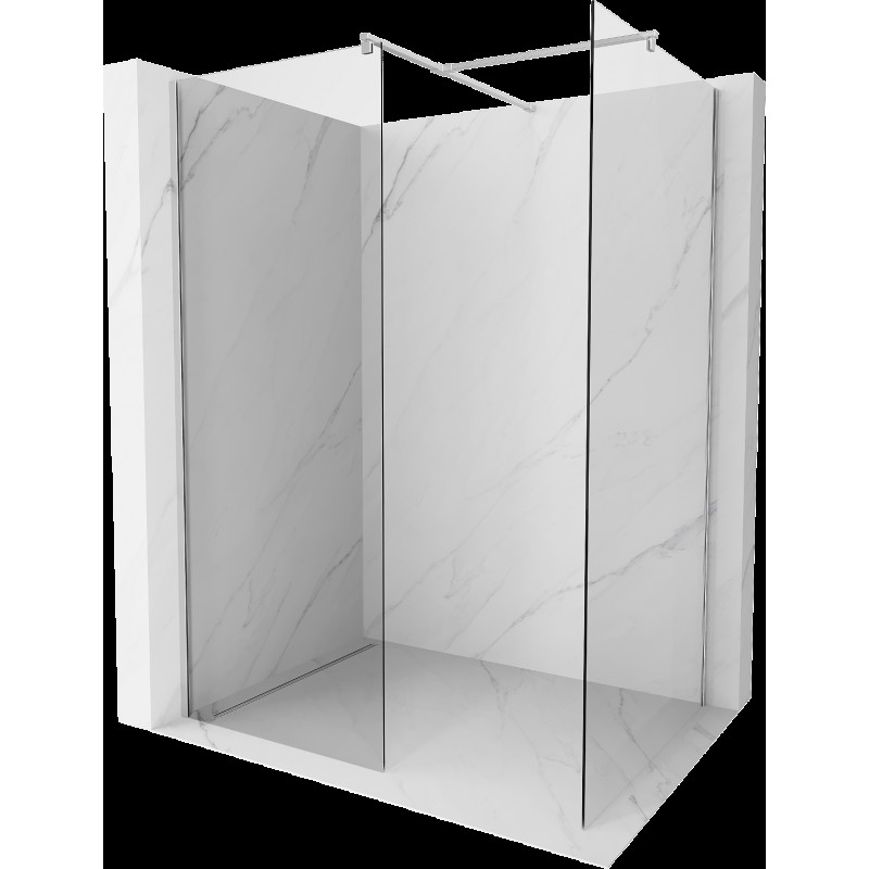 Mexen Kioto sprchová zástena Walk-in 150 x 70 cm, transparentná, chróm - 800-150-202-01-00-070