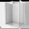 Mexen Kioto sprchová stena Walk-in 160 x 120 cm, transparentná, chróm - 800-160-202-01-00-120