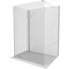 Mexen Kioto sprchová stena Walk-in 130 x 80 cm, transparentná, chróm - 800-130-212-01-00-080