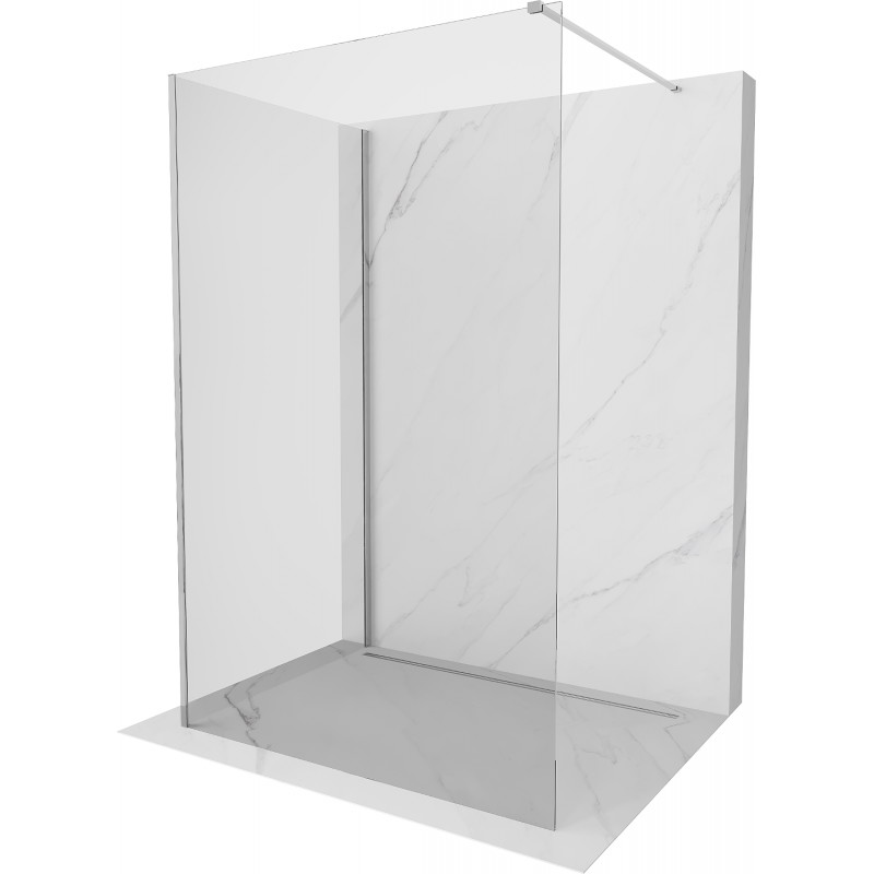 Mexen Kioto sprchová stena Walk-in 140 x 95 cm, transparentná, chróm - 800-140-212-01-00-095