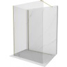 Mexen Kioto sprchová stěna Walk-in 140 x 115 cm, transparentná, zlatá - 800-140-212-50-00-115