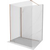 Mexen Kioto sprchová stěna Walk-in 135 x 120 cm, transparentní, růžové zlato - 800-135-212-60-00-120