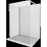 Mexen Kioto sprchová stena Walk-in 120 x 85 cm, transparentná, matná mosadz - 800-120-212-65-00-085