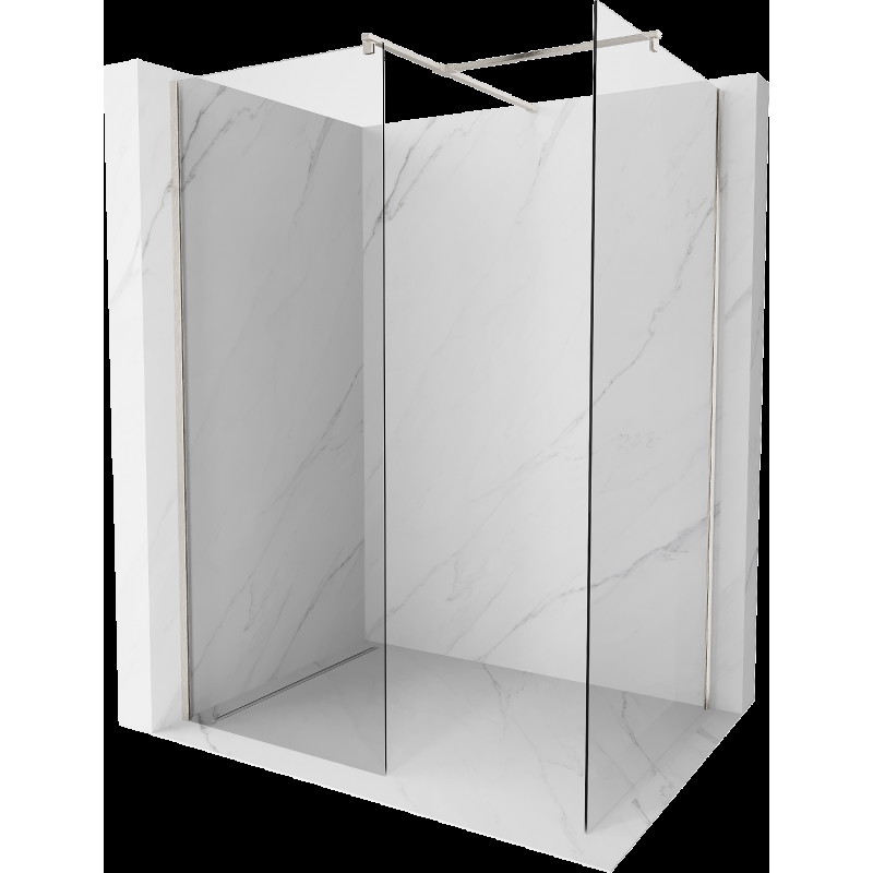 Mexen Kioto sprchová zástena Walk-in 150 x 90 cm, transparentná, nerezová - 800-150-202-97-00-090