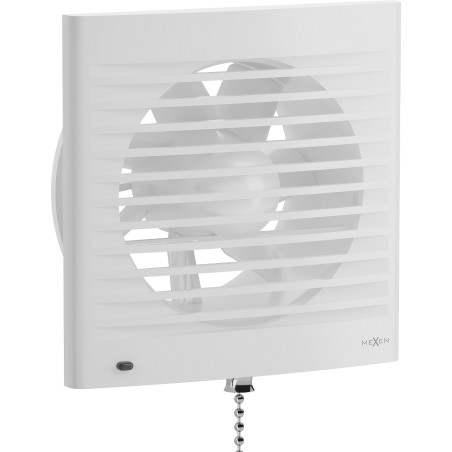 Mexen EXS 150 kúpeľňový ventilátor, šnúrkový spínač, biely - W9604-150K-00