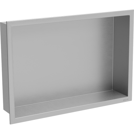 Mexen X-Wall-R zapustená polička s okrajom 45 x 30 cm, inox - 1910453010