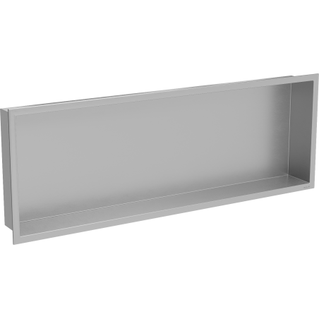 Mexen X-Wall-R zapustená polička s okrajom 90 x 30 cm, inox - 1910903010