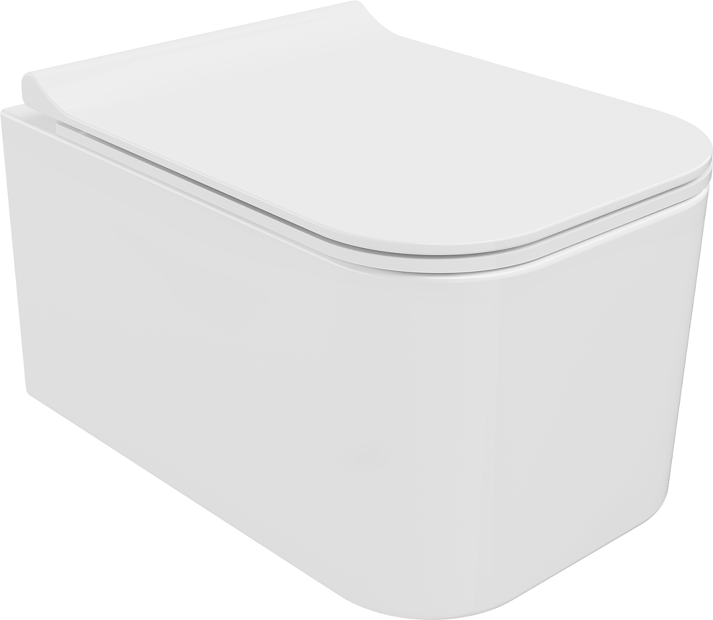 Mexen Elis WC misa Rimless s pomaly padajúcim sedátkom, duroplast, biela - 30910700