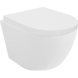 Mexen Lena WC misa Rimless s pomaly padajúcim sedátkom tvrdá, duroplast, biela - 30220200